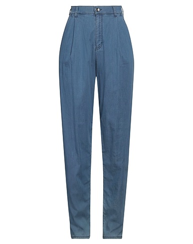 EMPORIO ARMANI Denim trousers Blue 98% Cotton, 2% Elastane