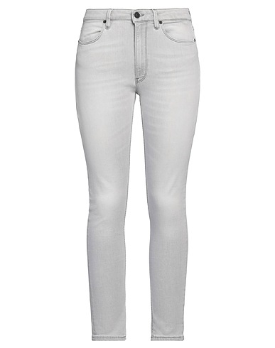 DONDUP Denim trousers Grey 87% Cotton, 11% Recycled polyester, 2% Elastane