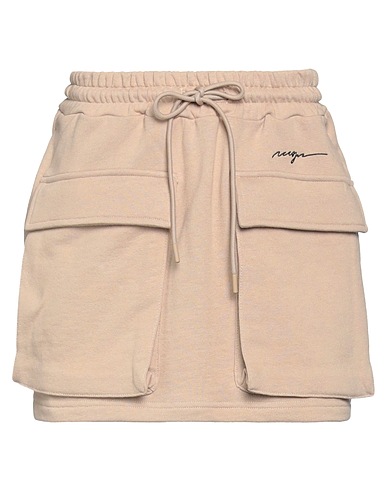 MSGM Mini skirt Khaki 100% Cotton