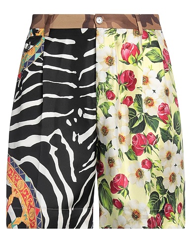 DOLCE&GABBANA Shorts & Bermuda Black 100% Silk