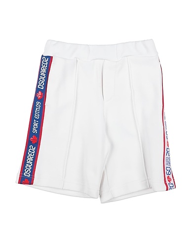 DSQUARED2 Shorts & Bermuda White 59% Nylon, 41% Cotton, Polyester, Elastane