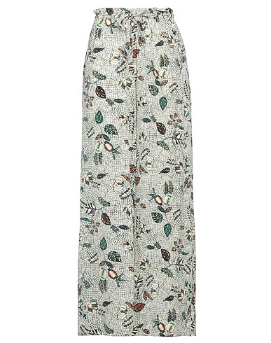 ULLA JOHNSON Casual trouser Ivory 100% Silk