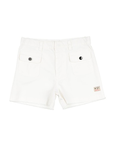 N°21 Shorts & Bermuda White 97% Cotton, 3% Elastane