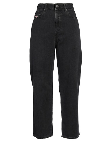 DIESEL Denim trousers Black 50% Cotton, 50% Lyocell