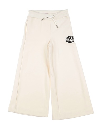 DIESEL Casual trouser Cream 100% Cotton, Elastane