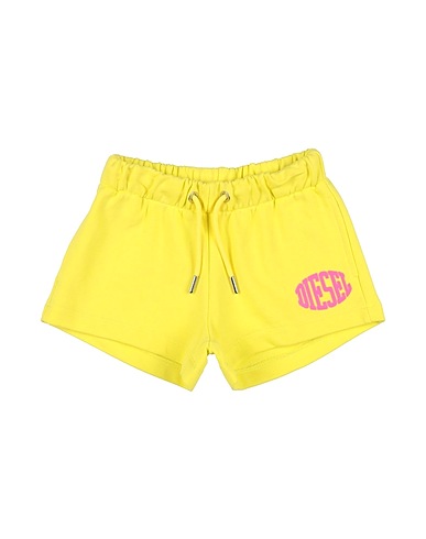 DIESEL Shorts & Bermuda Yellow 100% Cotton