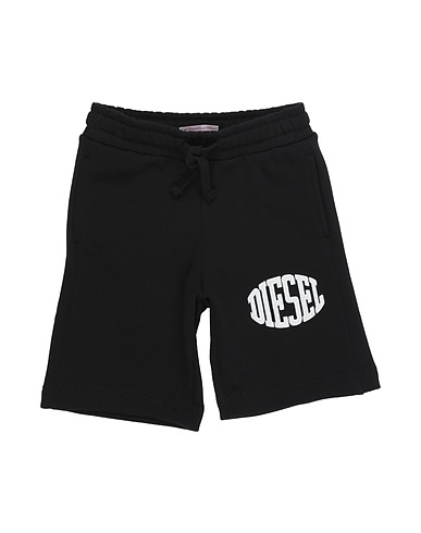 DIESEL Shorts & Bermuda Nero 100% Cotone