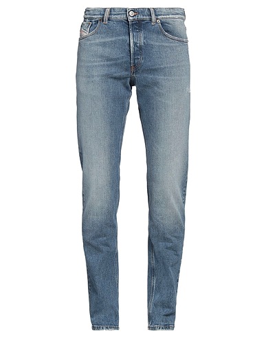 DIESEL Denim trousers Blue 79% Cotton, 20% Hemp, 1% Elastane