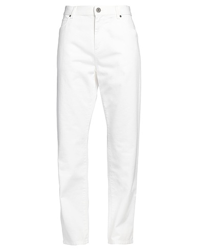 BALMAIN Jeans Weiß 100% Baumwolle