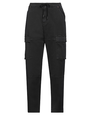 DIESEL Casual trouser Black 90% Cotton, 8% Polyester, 2% Elastane
