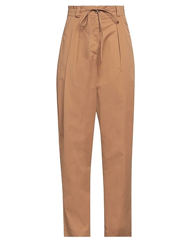 ALESSIA SANTI Casual pants Camel 100% Cotton