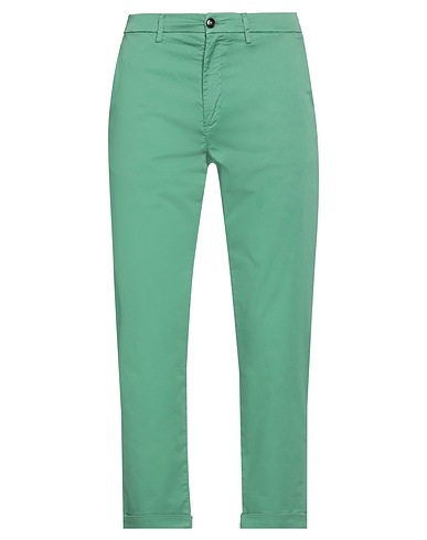 LIU •JO MAN Casual trouser Green 98% Cotton, 2% Elastane