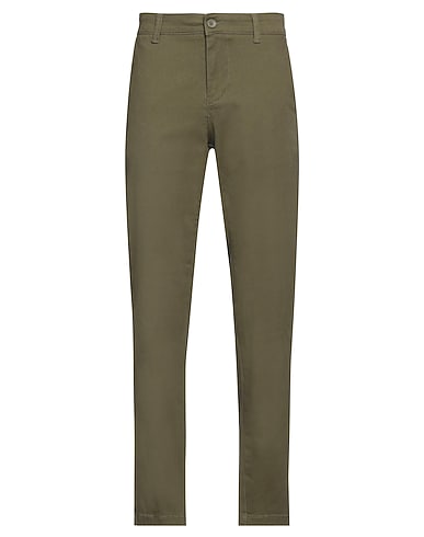 ONLY & SONS Pantalone Verde militare 78% Cotone, 20% Cotone riciclato, 2% Elastan