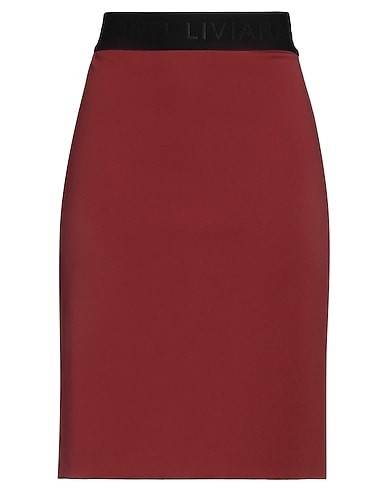 LIVIANA CONTI Midi skirt 64% Viscose, 31% Polyamide, 5% Elastane, Acetate, Polyester