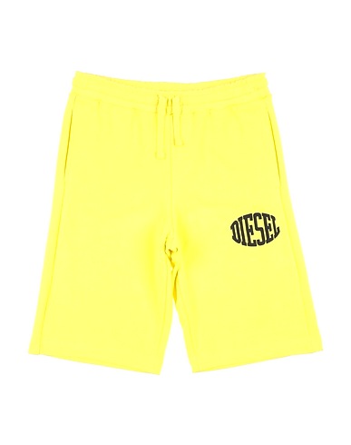 DIESEL Shorts & Bermuda Verde lime 100% Cotone