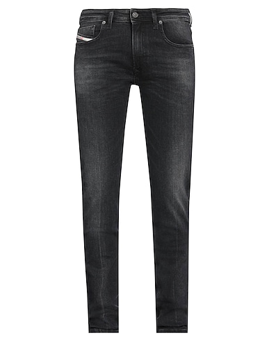 DIESEL Denim trousers Black 71% Cotton, 14% Modal, 14% Polyester, 1% Elastane