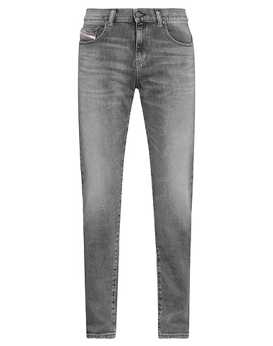 DIESEL Denim trousers Grey 99% Cotton, 1% Elastane