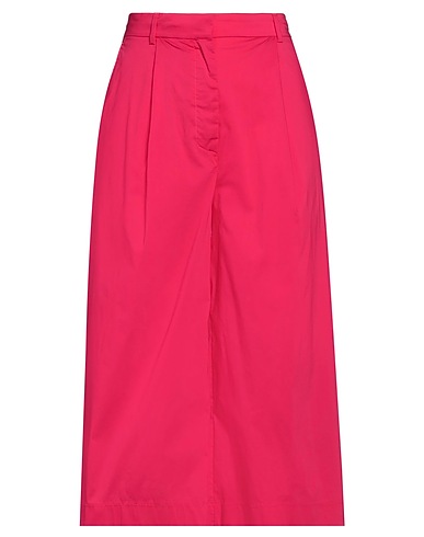 LIVIANA CONTI Casual trouser Fuchsia 68% Cotton, 28% Polyamide, 4% Elastane