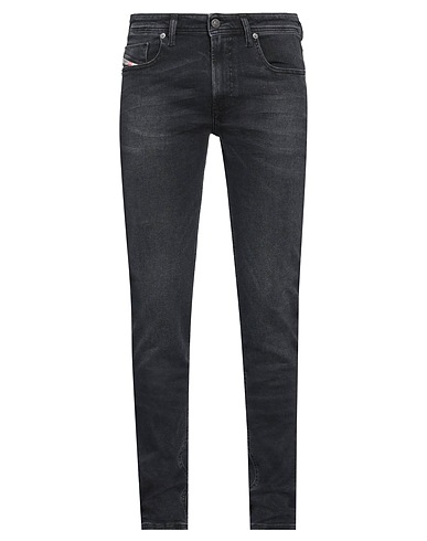 DIESEL Denim trousers Black 92% Cotton, 7% Elastomultiester, 1% Elastane
