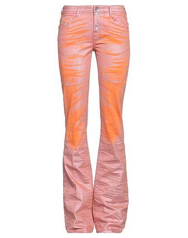 DIESEL Bootcut Jeans Orange 98% Cotton, 2% Elastane
