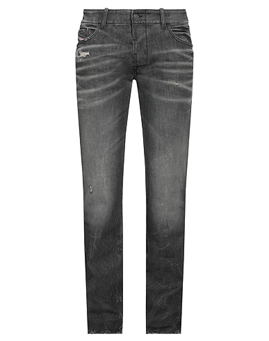 DIESEL Denim pants Grey 99% Cotton, 1% Elastane
