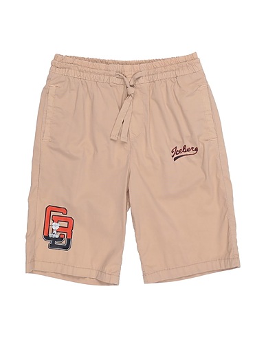 ICEBERG Shorts & Bermuda Beige 97% Cotton, 3% Elastane