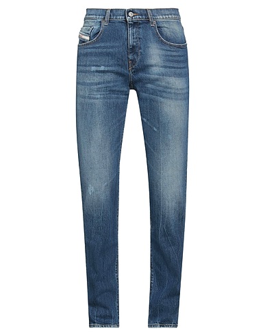DIESEL Denim pants Blue 79% Cotton, 20% Hemp, 1% Elastane