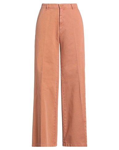 FORTE_FORTE Wide-leg pants MARRONE 100% Cotton