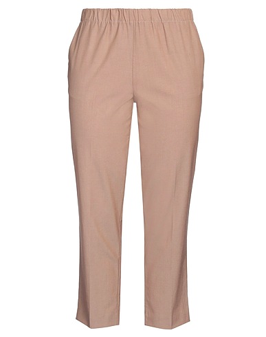 KILTIE Casual trouser Khaki 64% Virgin Wool, 36% Cotton