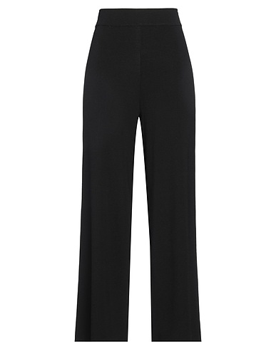 ALPHA STUDIO Casual trouser Black 65% Viscose, 35% Nylon