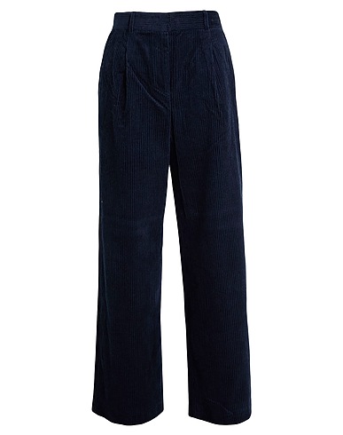 MAX&Co. Casual trouser LIGURIA
 Navy blue 100% Cotton