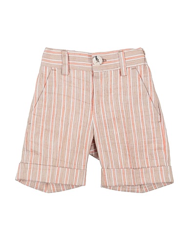 EMANUEL PRIS Shorts & Bermudas Beige 45% Baumwolle, 30% Polyester, 20% Leinen, 5% Andere Fasern
