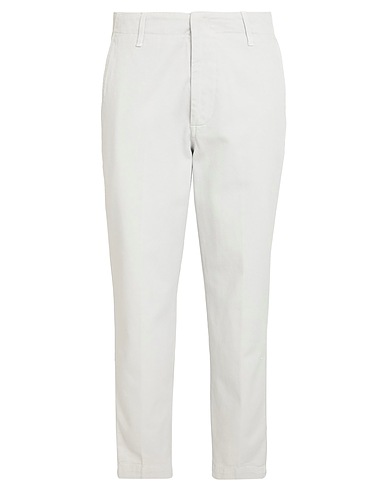 DONDUP Casual trouser Light grey 100% Cotton