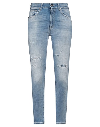 DONDUP Denim trousers Blue 92% Cotton, 6% Elastomultiester, 2% Elastane