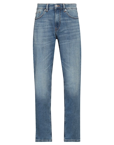 ONLY & SONS Denim trousers Blue 90% Cotton, 9% Polyester, 1% Elastane