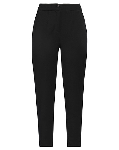 ALESSIA SANTI Casual trouser Black 95% Polyester, 5% Elastane