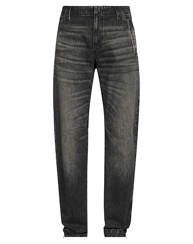 DIESEL Denim trousers Black 80% Cotton, 20% Hemp