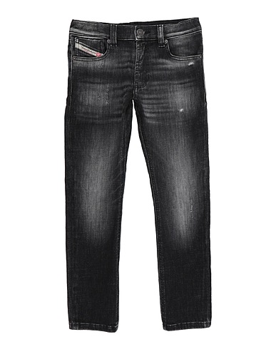 DIESEL Denim trousers Black 94% Cotton, 4% Elastomultiester, 2% Elastane