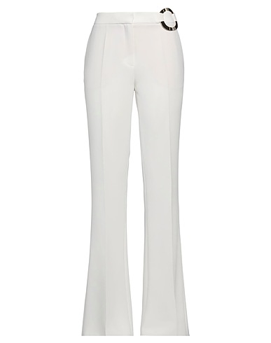 BARBARA BUI Casual trouser White 100% Polyester