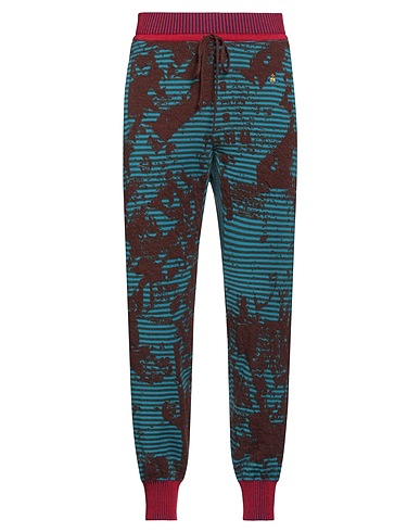 VIVIENNE WESTWOOD Casual pants Deep teal 68% Wool, 17% Acrylic, 15% Alpaca wool
