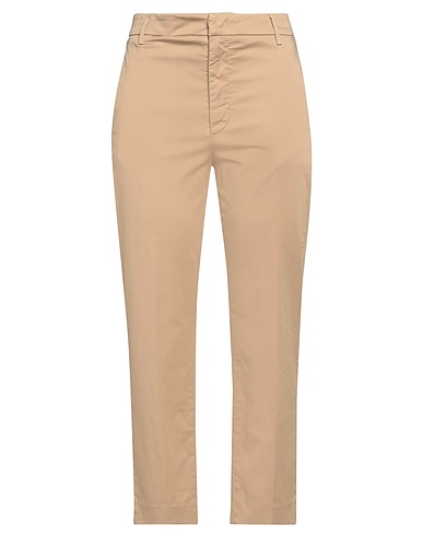 DONDUP Casual pants Beige 97% Cotton, 3% Elastane