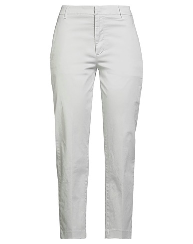 DONDUP Pantalon Gris clair 97% Coton, 3% Élasthanne