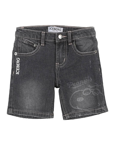 ICEBERG Denim shorts 98% Cotton, 2% Elastane