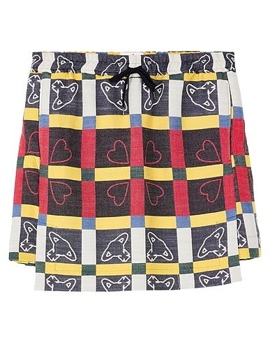 VIVIENNE WESTWOOD Mini skirt Midnight blue 73% Wool, 27% Cotton