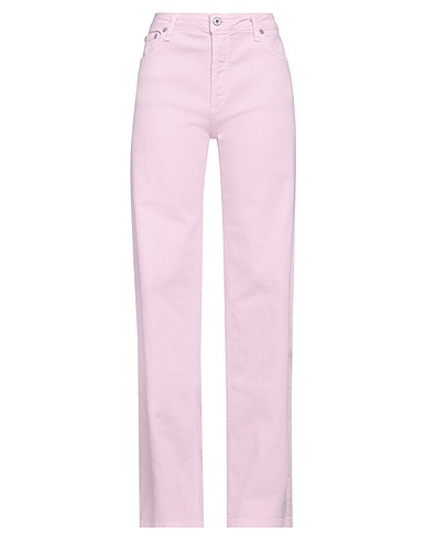PLEASE Denim pants Pink 98% Cotton, 2% Elastane