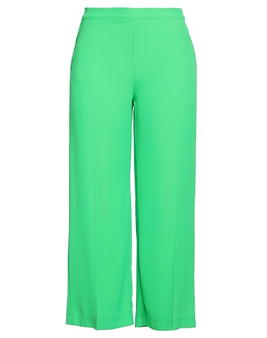 DIANA GALLESI Casual pants Green 95% Polyester, 5% Elastane