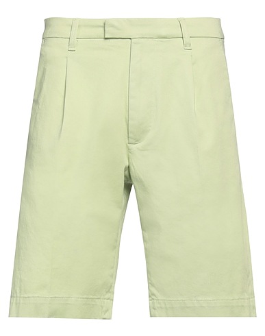 OFFICINA 36 Shorts & Bermuda Verde chiaro 97% Cotone, 3% Elastan