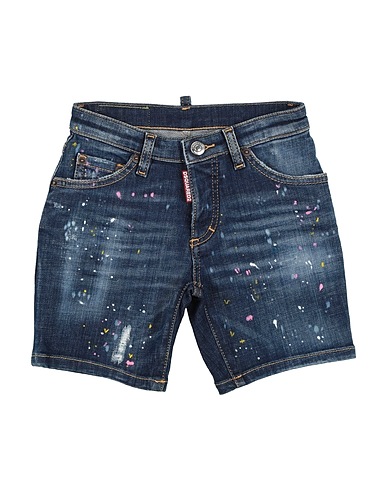 DSQUARED2 Denim shorts Blue 98% Cotton, 2% Elastane