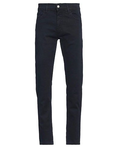 GAZZARRINI Denim pants Navy 98% Cotton, 2% Elastane