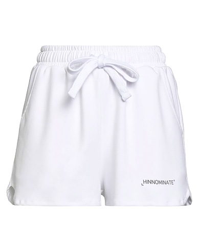 HINNOMINATE Shorts & Bermuda Bianco 46% Poliestere, 46% Modal, 8% Elastan